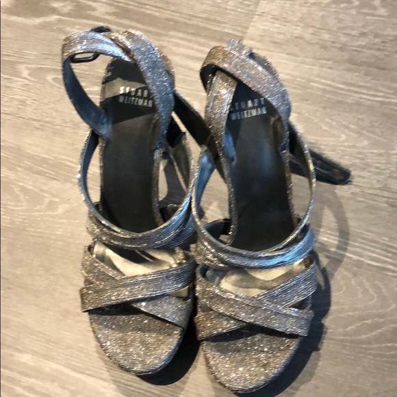 Stuart Weitzman Sparkly Stilettos - Picture 2 of 5